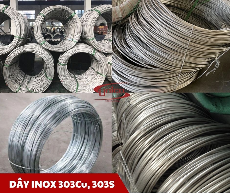 Dây inox 303Cu, 303S - Unico Steel